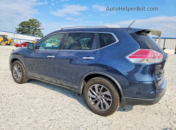 5N1AT2MT8GC924136 2016 NISSAN ROGUE Blue Tył lewy