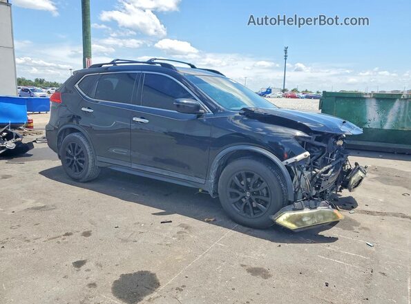 5N1AT2MT8HC811823 2017 NISSAN ROGUE Black Przód prawy