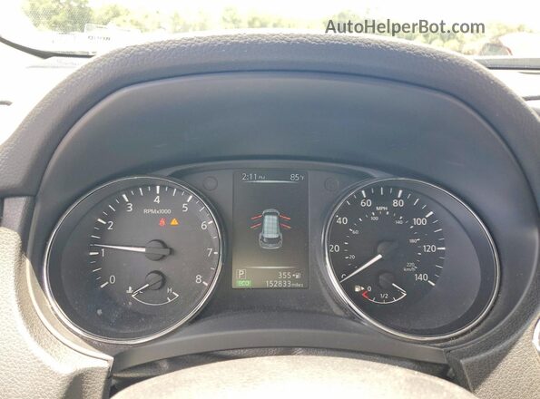 5N1AT2MT8HC811823 2017 NISSAN ROGUE Black Widok zestawu wskaźników