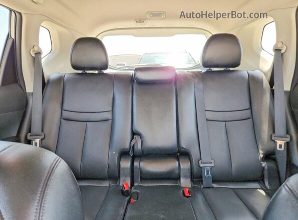 5N1AT2MT8HC850895 2017 NISSAN ROGUE Gray Widok tylnych siedzeń