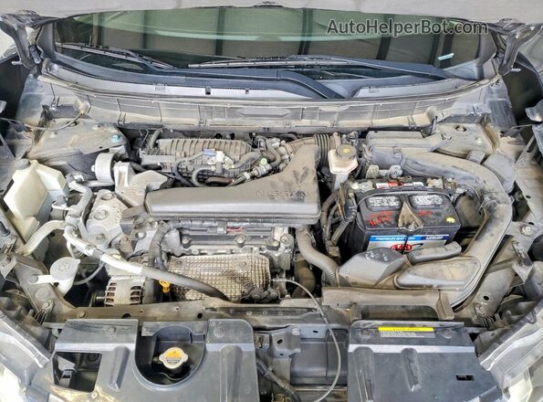 5N1AT2MT8HC861296 2017 NISSAN ROGUE Black Widok komory silnika
