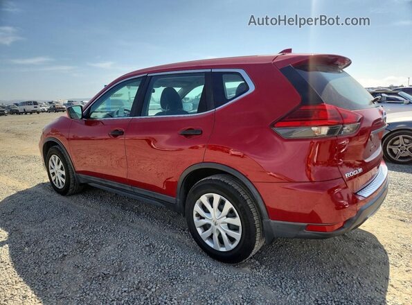 5N1AT2MT8HC875294 2017 NISSAN ROGUE Red Trasero izquierdo