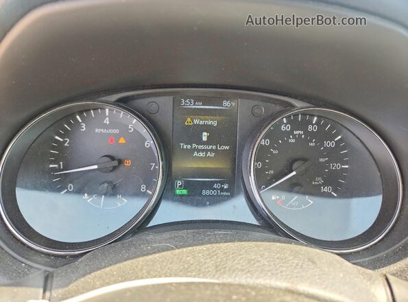 5N1AT2MT8HC875294 2017 NISSAN ROGUE Red Vista del cuadro de instrumentos