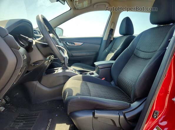 5N1AT2MT8HC875294 2017 NISSAN ROGUE Red Vista interior delantera