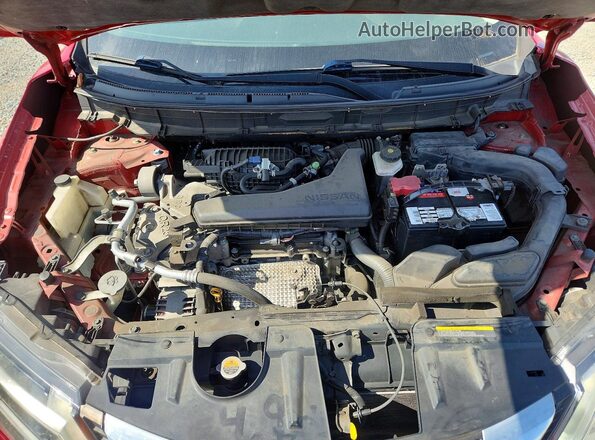 5N1AT2MT8HC875294 2017 NISSAN ROGUE Red Vista del compartimento del motor
