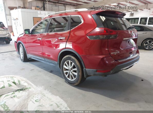 5N1AT2MT8JC769112 2018 NISSAN ROGUE Burgundy Հետևի ձախ