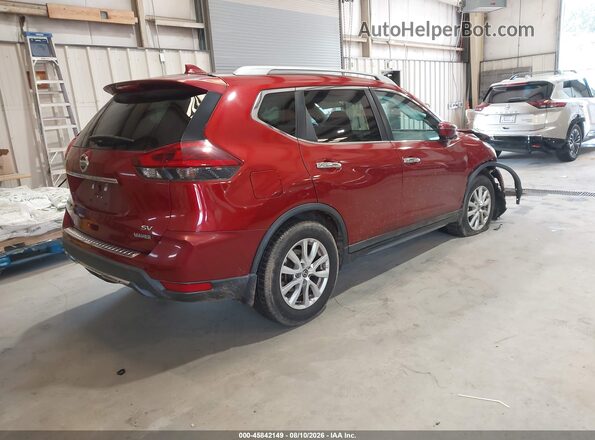 5N1AT2MT8JC769112 2018 NISSAN ROGUE Burgundy Հետևի աջ