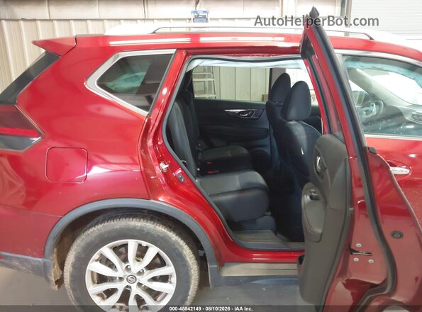 5N1AT2MT8JC769112 2018 NISSAN ROGUE Burgundy VIN կոդի պիտակի տեսք