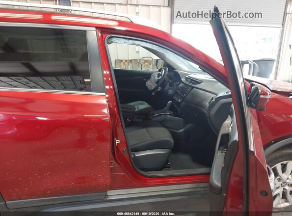 5N1AT2MT8JC769112 2018 NISSAN ROGUE Burgundy Սալոնի դիմացի տեսք