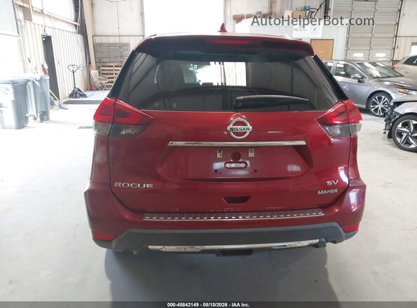 5N1AT2MT8JC769112 2018 NISSAN ROGUE Burgundy 