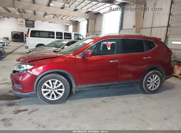 5N1AT2MT8JC769112 2018 NISSAN ROGUE Burgundy Սալոնի 360 աստիճան տեսք