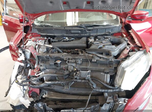 5N1AT2MT8JC769112 2018 NISSAN ROGUE Burgundy Հետևի տեսք