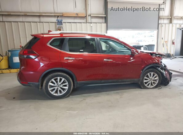 5N1AT2MT8JC769112 2018 NISSAN ROGUE Burgundy Սալոնի հետևի տեսք