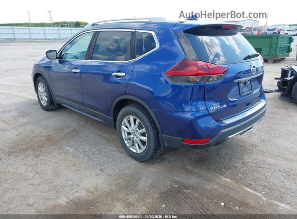 5N1AT2MT8JC847176 2018 NISSAN ROGUE Blue Հետևի ձախ