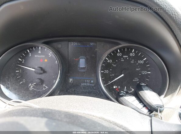 5N1AT2MT8JC847176 2018 NISSAN ROGUE Blue Հետևի նստատեղերի տեսք