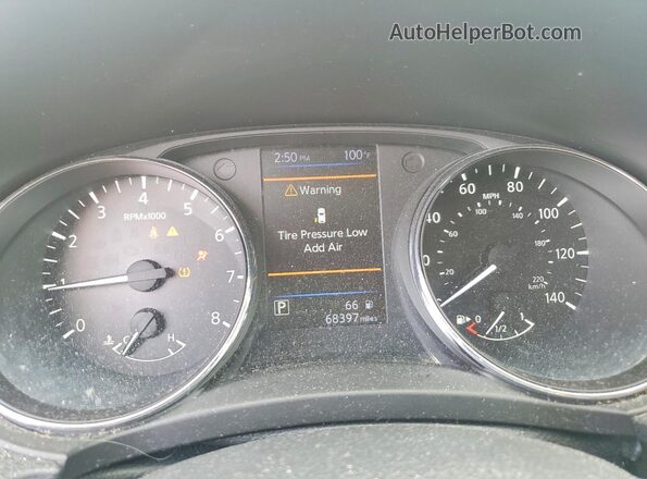 5N1AT2MT8LC714422 2020 NISSAN ROGUE Серебряный Вид щитка приборов