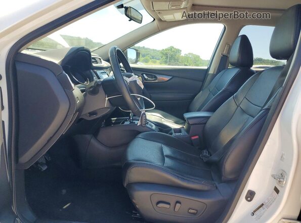 5N1AT2MT9GC739156 2016 NISSAN ROGUE White Widok wnętrza z przodu