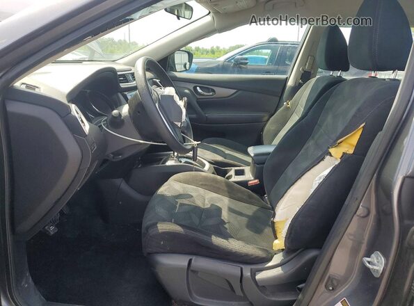 5N1AT2MT9GC871544 2016 NISSAN ROGUE Gray წინა სალონის ხედი