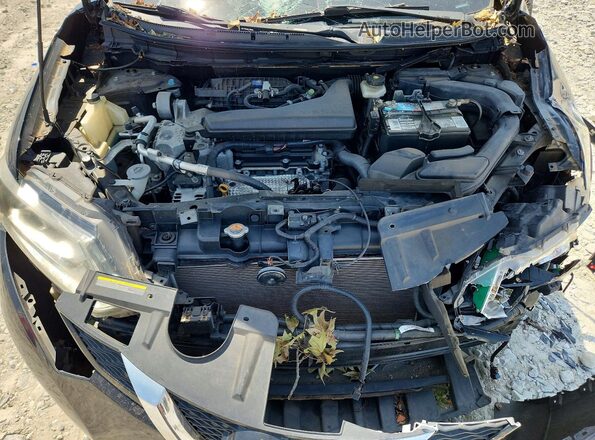 5N1AT2MT9GC873763 2016 NISSAN ROGUE Black Вид підкапотного простору