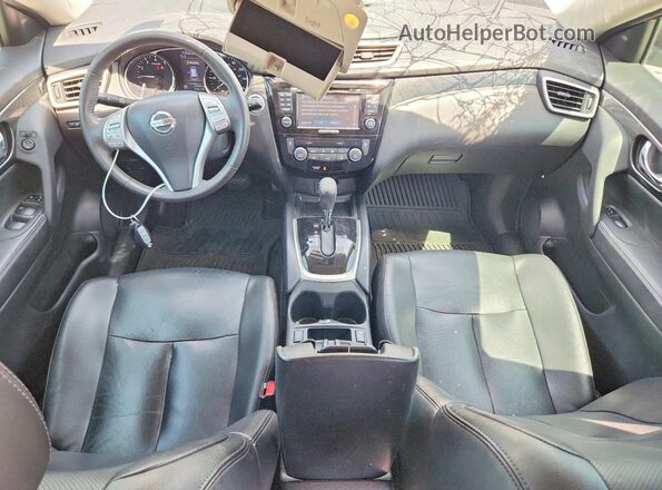 5N1AT2MT9GC873763 2016 NISSAN ROGUE Black Вид панелі приладів