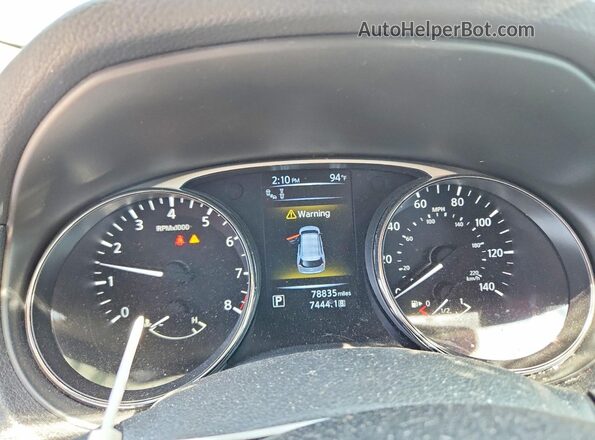 5N1AT2MT9GC873763 2016 NISSAN ROGUE Black Вид щитка приладів