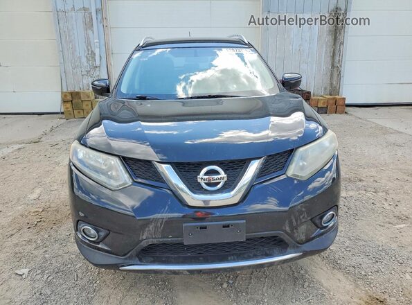 5N1AT2MT9GC873973 2016 NISSAN ROGUE Black Front view