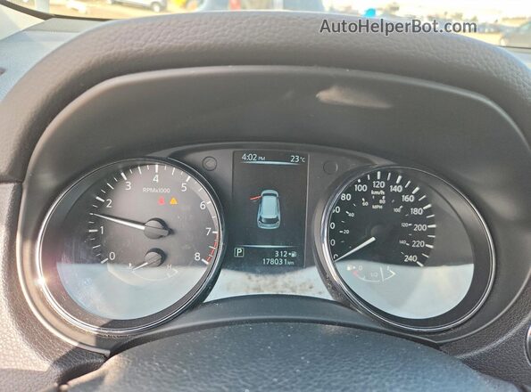 5N1AT2MT9HC753964 2017 NISSAN ROGUE Белый Вид щитка приборов