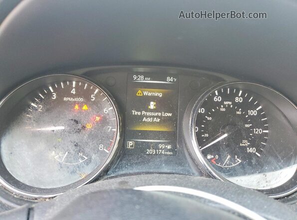 5N1AT2MT9HC799701 2017 NISSAN ROGUE Silver Սարքավորումների վահանակի տեսք