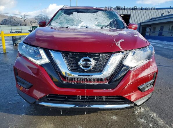 5N1AT2MT9HC800491 2017 NISSAN ROGUE Maroon Вид спереду