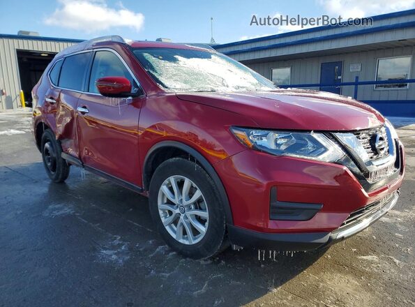 5N1AT2MT9HC800491 2017 NISSAN ROGUE Maroon Передня права чверть