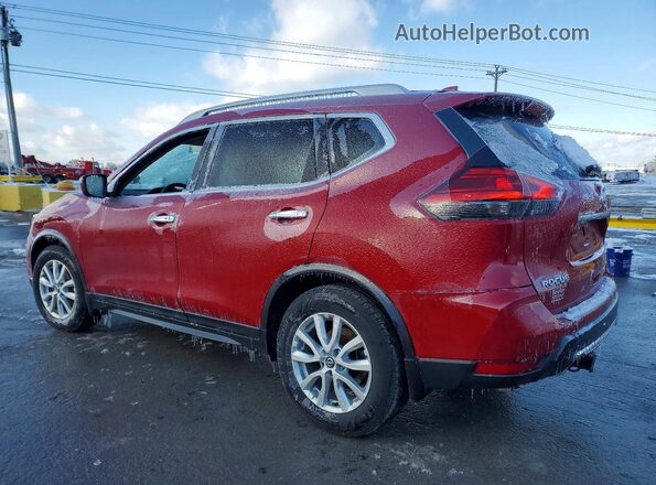 5N1AT2MT9HC800491 2017 NISSAN ROGUE Maroon Задня ліва чверть