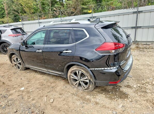 5N1AT2MT9HC826055 2017 NISSAN ROGUE Black Trasero izquierdo