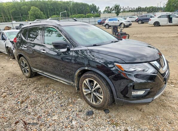 5N1AT2MT9HC826055 2017 NISSAN ROGUE Black Delantero derecho