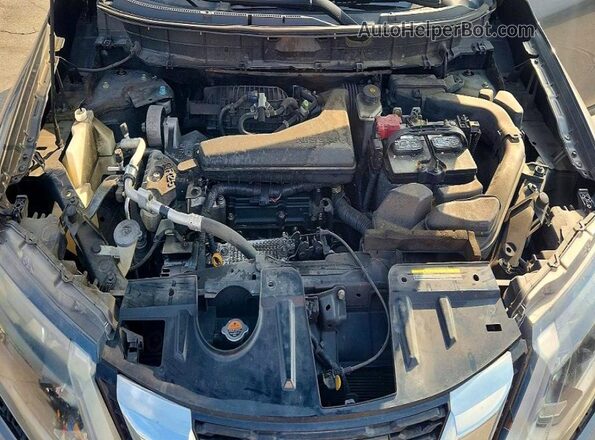 5N1AT2MT9HC893092 2017 NISSAN ROGUE Charcoal ძრავის განყოფილების ხედი