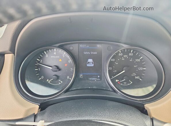 5N1AT2MT9JC774979 2018 NISSAN ROGUE White Вид щитка приладів