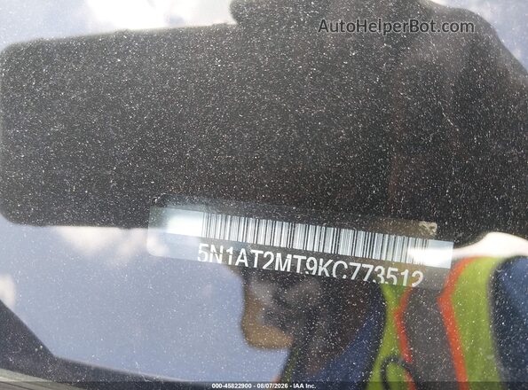 5N1AT2MT9KC773512 2019 NISSAN ROGUE Gray 