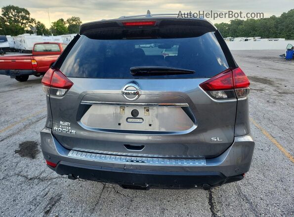 5N1AT2MT9KC777818 2019 NISSAN ROGUE Серый Вид сзади