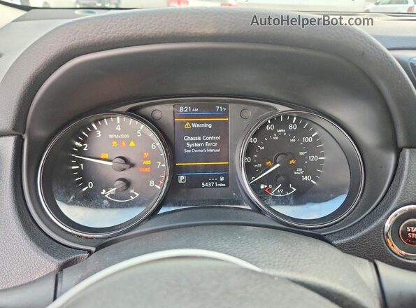 5N1AT2MT9KC777818 2019 NISSAN ROGUE Серый Вид щитка приборов