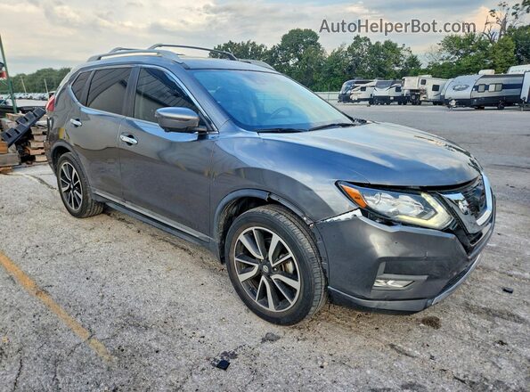 5N1AT2MT9KC777818 2019 NISSAN ROGUE Серый Передняя правая четверть