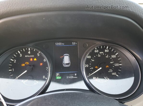 5N1AT2MT9KC794196 2019 NISSAN ROGUE White Vista del cuadro de instrumentos