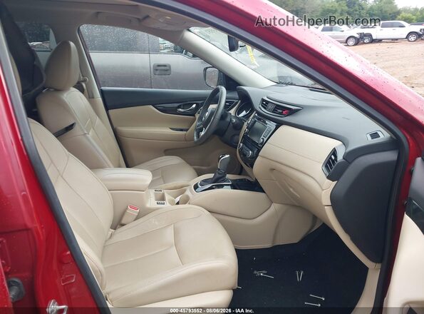 5N1AT2MT9KC812762 2019 NISSAN ROGUE Красный Вид салона спереди