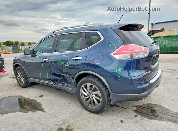 5N1AT2MTXGC734032 2016 NISSAN ROGUE Blue Tył lewy