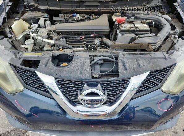 5N1AT2MTXGC734032 2016 NISSAN ROGUE Blue Widok komory silnika