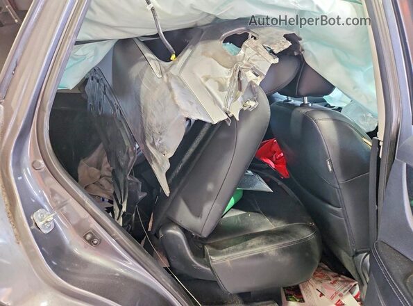 5N1AT2MTXGC765393 2016 NISSAN ROGUE Gray Rear interior view