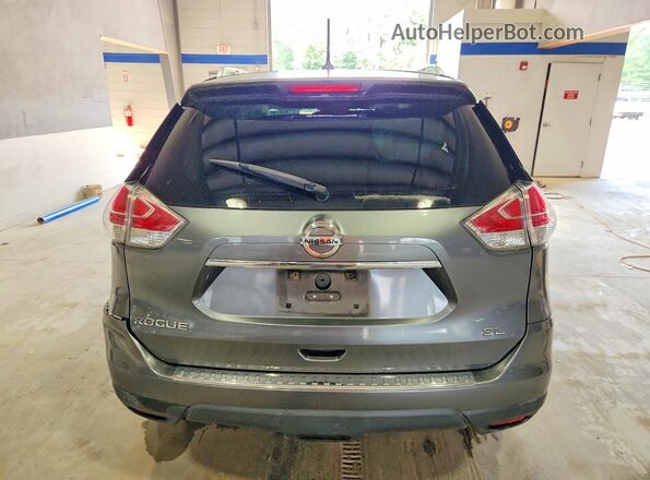 5N1AT2MTXGC765393 2016 NISSAN ROGUE Gray Rear view