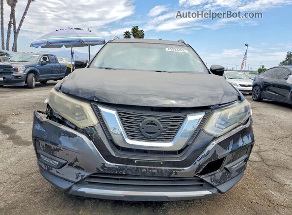 5N1AT2MTXGC767466 2016 NISSAN ROGUE Black Widok z przodu