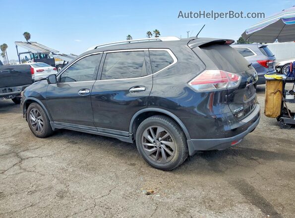 5N1AT2MTXGC767466 2016 NISSAN ROGUE Black Tył lewy