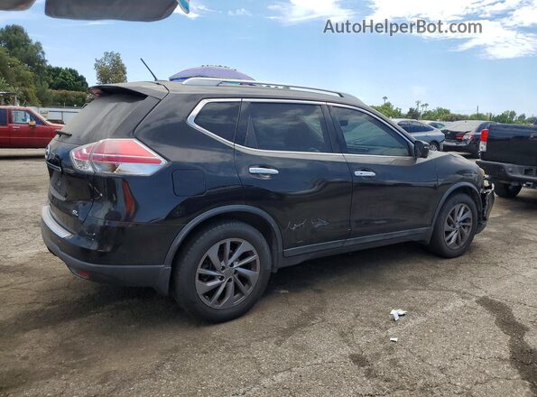 5N1AT2MTXGC767466 2016 NISSAN ROGUE Black Tył prawy