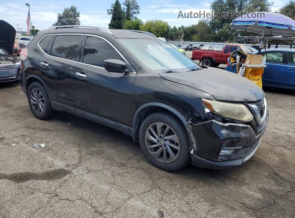 5N1AT2MTXGC767466 2016 NISSAN ROGUE Black Przód prawy
