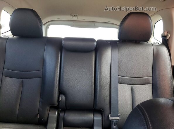 5N1AT2MTXGC767466 2016 NISSAN ROGUE Black Widok tylnych siedzeń